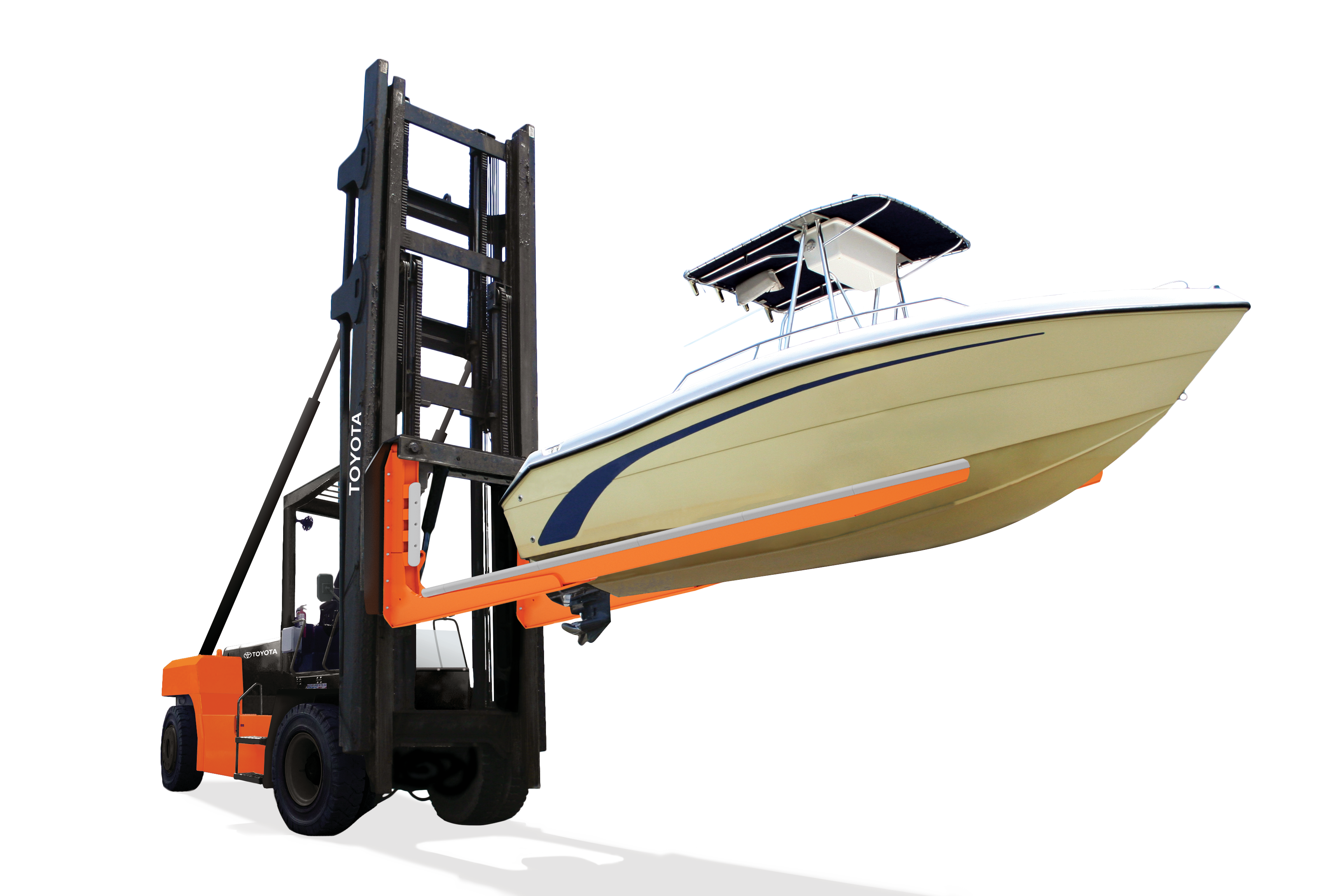 High-Capacity Marina Forklift